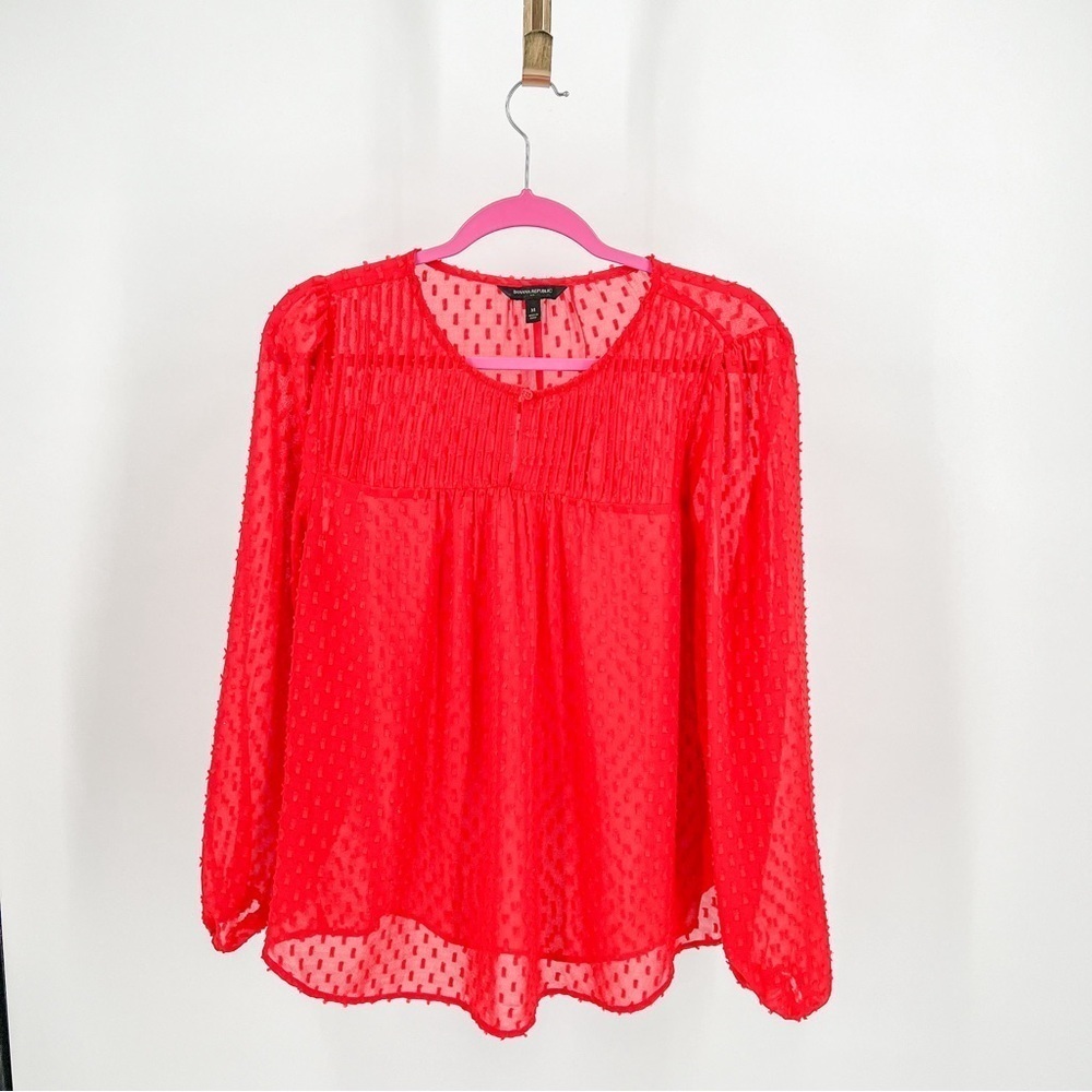 Banana Republic Red Blouse